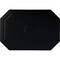 Ekena Millwork Felix Ceiling Medallion, Hand-Painted Jet Black, 25 1/4"W x 17 1/4"H x 1 3/4"P CM25FEBLF - alternate 1